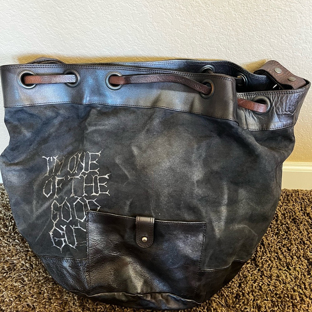 Diesel Black Gold Men's or Women’s Large Bucket Bag (16” x 16”)